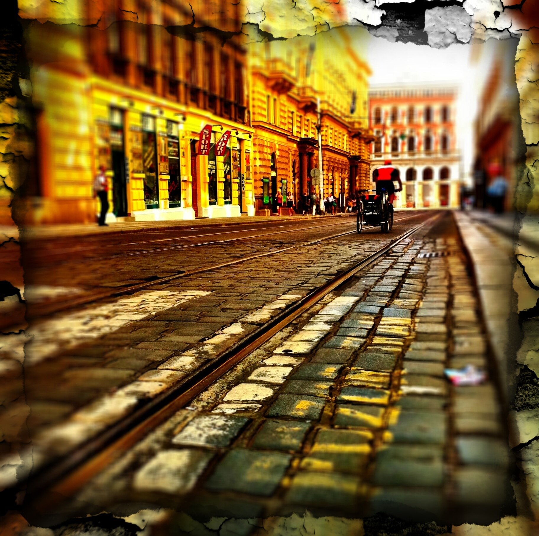 BIcycle in Prague